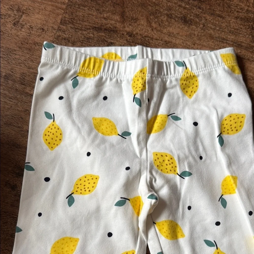 Lemon Print Leggings